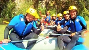 Rafting en Despedidas de Soltero Granada
